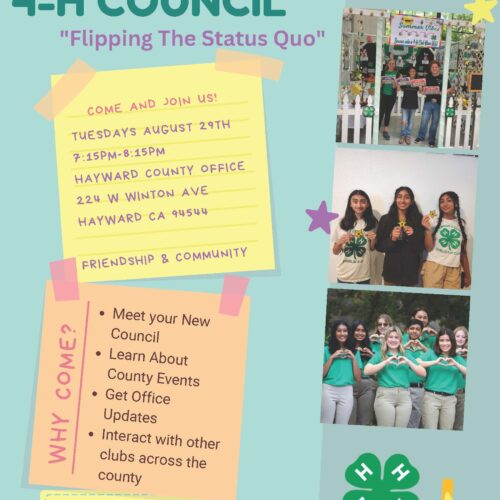 4-H Leader’s Council meetings